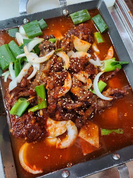 국물닭발 메뉴 사진(네이버)