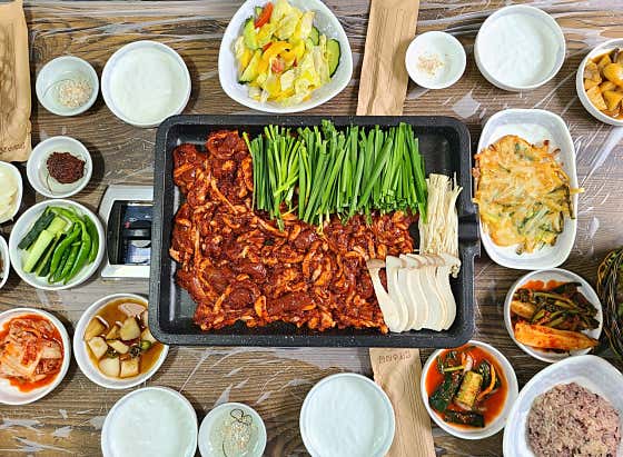 오리 주물럭(반마리)*1시간전 예약 메뉴 사진(네이버)
