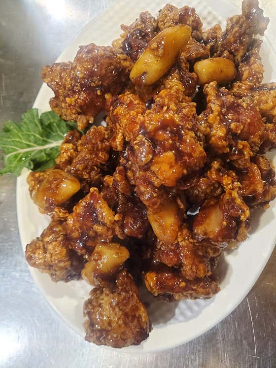 데리데리강정L 메뉴 사진(네이버)