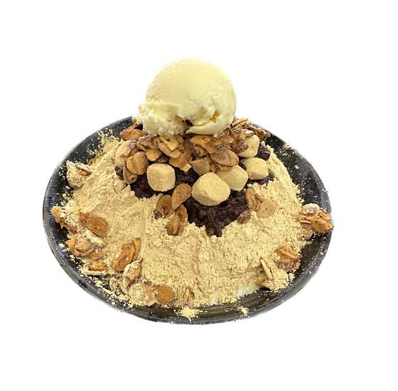 인절미 팥빙수 메뉴 사진(네이버)