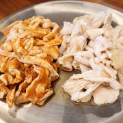 닭발 한접시(마늘맛,매운맛) 메뉴 사진(네이버)