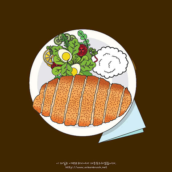 어린이 돈까스 메뉴 사진(네이버)