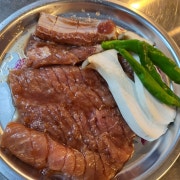 수제돼지갈비 (200g) 메뉴 사진(네이버)
