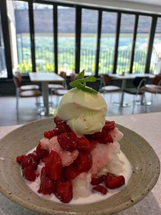 딸기 빙수 (1.5인분) 메뉴 사진(네이버)