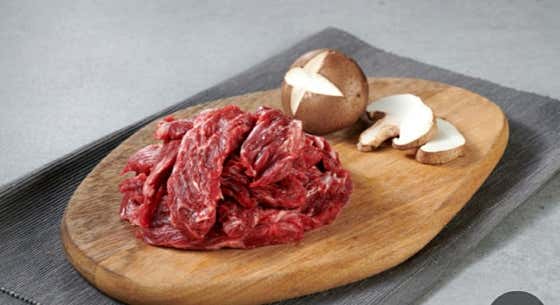 한우 제비추리(200g) 메뉴 사진(네이버)