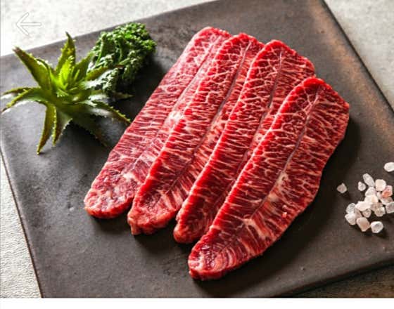 한우 부채살 (200g) 메뉴 사진(네이버)