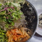 도토리 냉 묵밥 메뉴 사진(네이버)