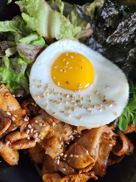 간장불고기 비빔밥 메뉴 사진(네이버)