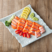 프리미엄 생연어회250g(중) 메뉴 사진(네이버)