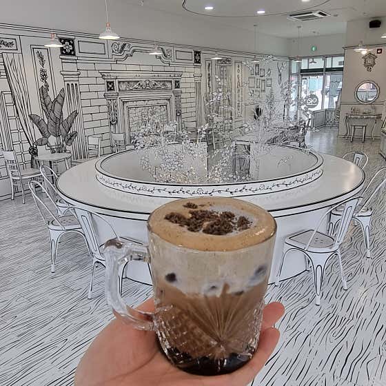 라떼류 메뉴 사진(네이버)