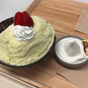 메로나실타래빙수 메뉴 사진(네이버)