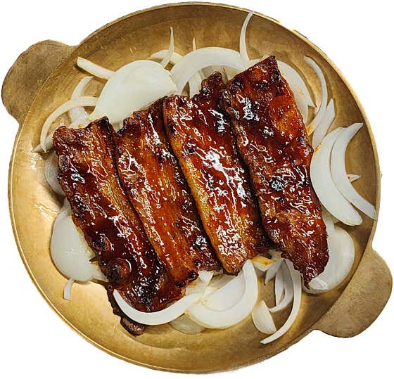 석갈비 약간매운맛 메뉴 사진(네이버)