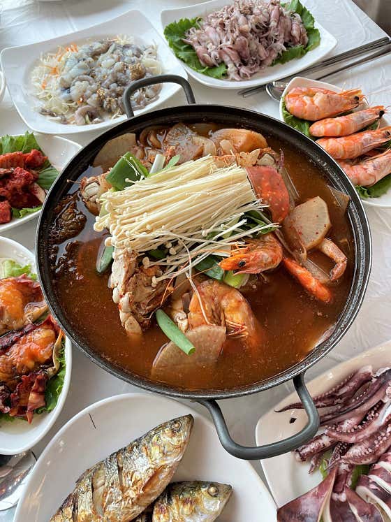 게국지 정식(2인) 메뉴 사진(네이버)