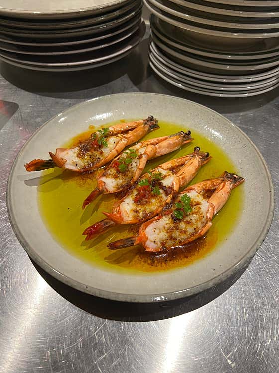 로스트 쉬림프 (디너) 메뉴 사진(네이버)