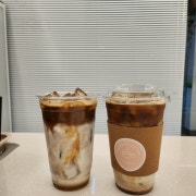 바닐라라떼(ice) 메뉴 사진(네이버)