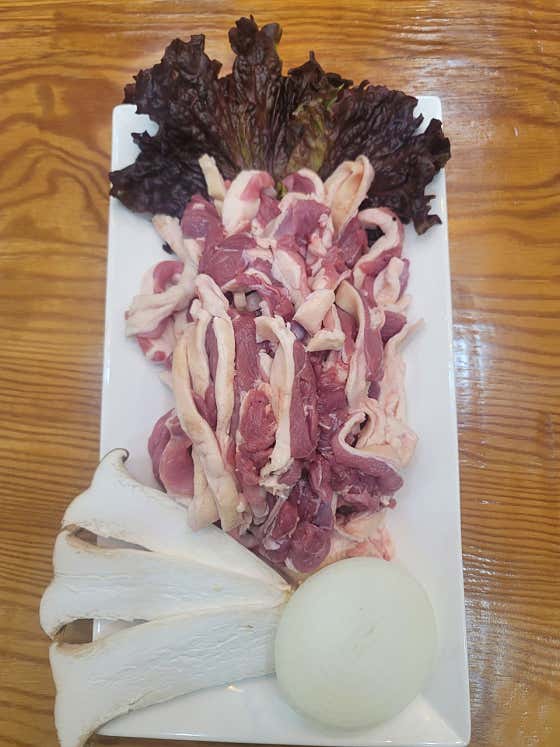 오리로스구이 메뉴 사진(네이버)