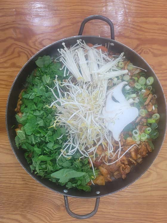 오리주물럭 메뉴 사진(네이버)