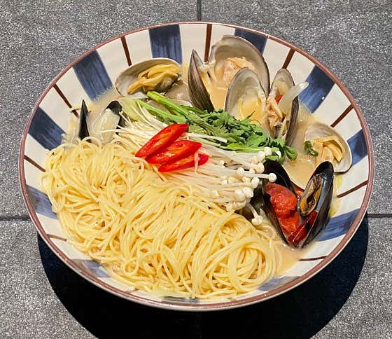 레몬딜버터조개사케찜 메뉴 사진(네이버)