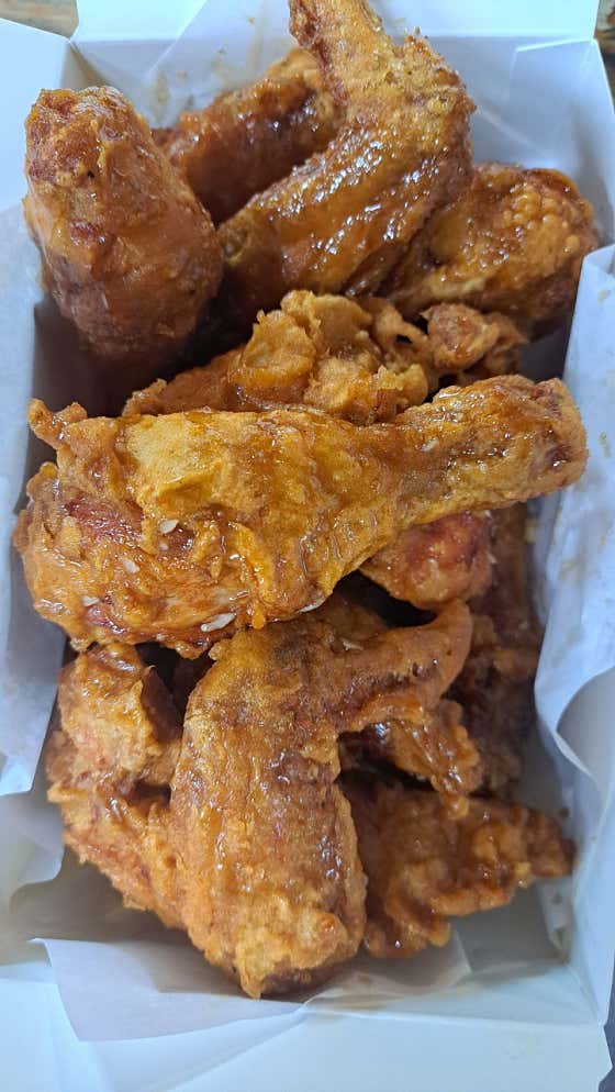 간장치킨 메뉴 사진(네이버)