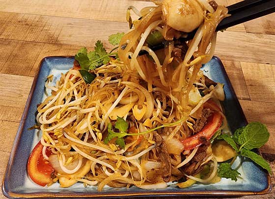 콩불고기 볶음 쌀국수 메뉴 사진(네이버)