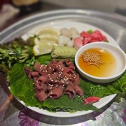 개불 한접시 메뉴 사진(네이버)