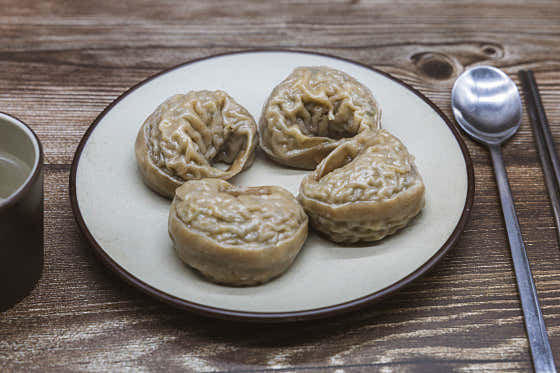 메밀왕만두(4pcs) 메뉴 사진(네이버)