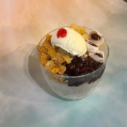 [강추]고소한 옛날 팥빙수 메뉴 사진(네이버)