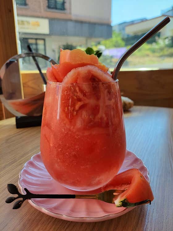 계절과일주스 메뉴 사진(네이버)
