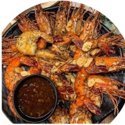 갈릭버터새우구이(블랙타이거) 메뉴 사진(네이버)