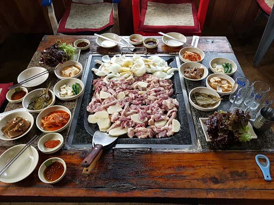 오리돌구이(1마리) 메뉴 사진(네이버)