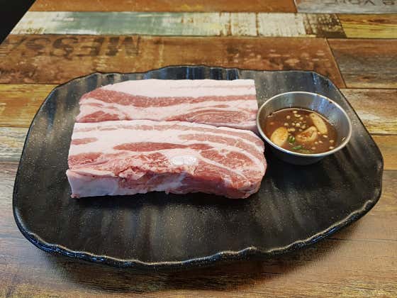 멸젓삼겹살 메뉴 사진(네이버)
