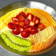 슬러쉬과일화채 메뉴 사진(네이버)