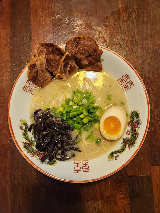 돈코츠라멘 메뉴 사진(네이버)