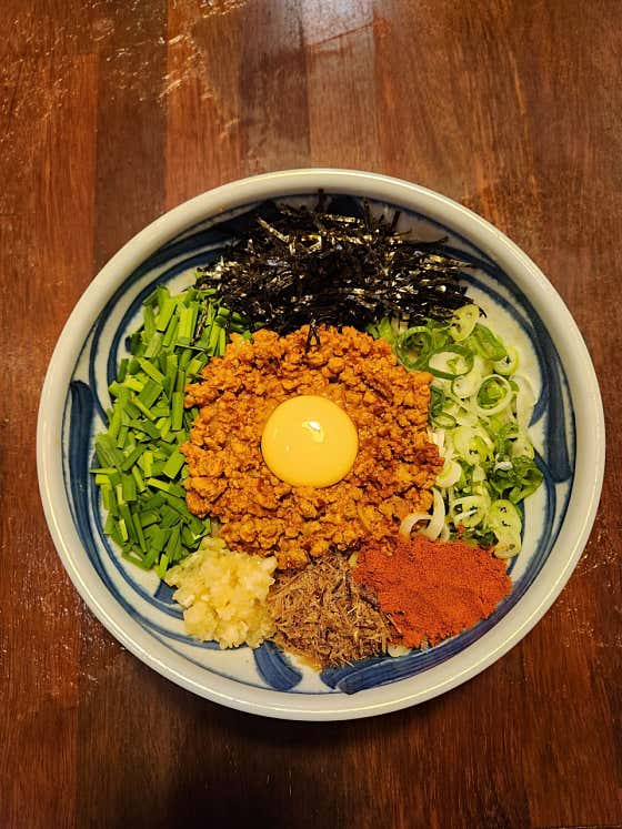 매운마제소바 메뉴 사진(네이버)