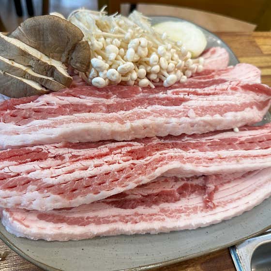 생삼겹살(600g) 예약메뉴 메뉴 사진(네이버)