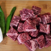 깍뚝고기 (토시살) 메뉴 사진(네이버)