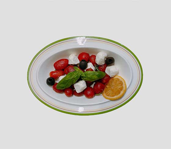 모짜렐라 토마토 샐러드 메뉴 사진(네이버)
