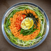 대파비빔면 메뉴 사진(네이버)