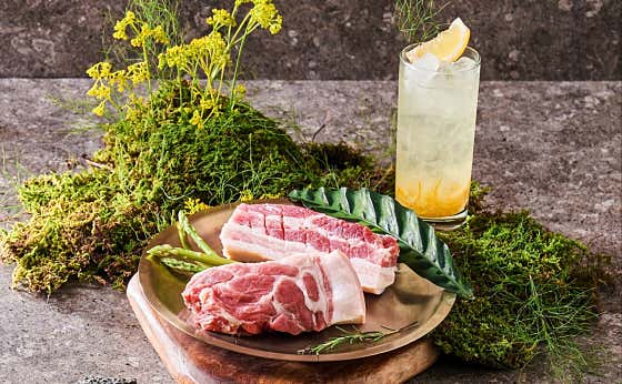 제주흑돼지 2인세트 (400g) 메뉴 사진(네이버)