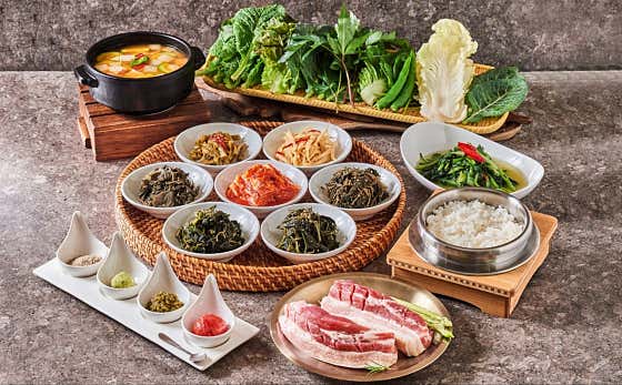 점심특선 제주쌈밥정식 메뉴 사진(네이버)