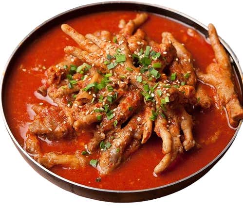 국물닭발 메뉴 사진(네이버)