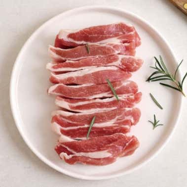 국내산 한돈 가브리살 1인분 150g 메뉴 사진(네이버)