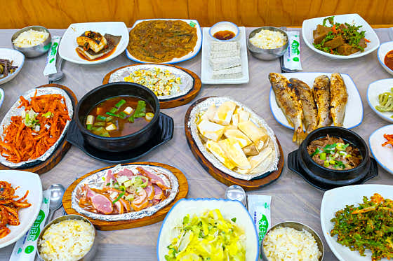 더덕한정식 메뉴 사진(네이버)