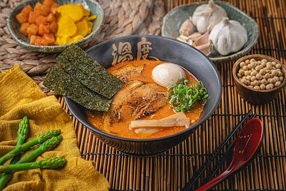 매운 돈코츠 라멘 메뉴 사진(네이버)