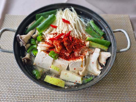 두부전골 메뉴 사진(네이버)