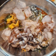 모듬물회 메뉴 사진(네이버)