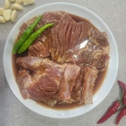 수제돼지갈비 메뉴 사진(네이버)