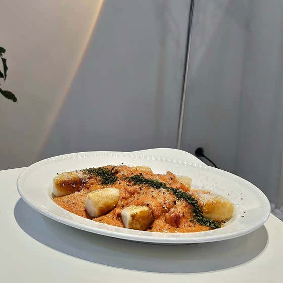 로제 떡볶이 메뉴 사진(네이버)