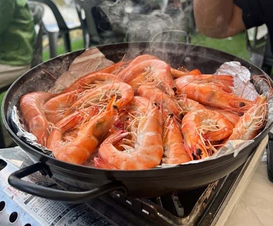 대하 소금구이 메뉴 사진(네이버)