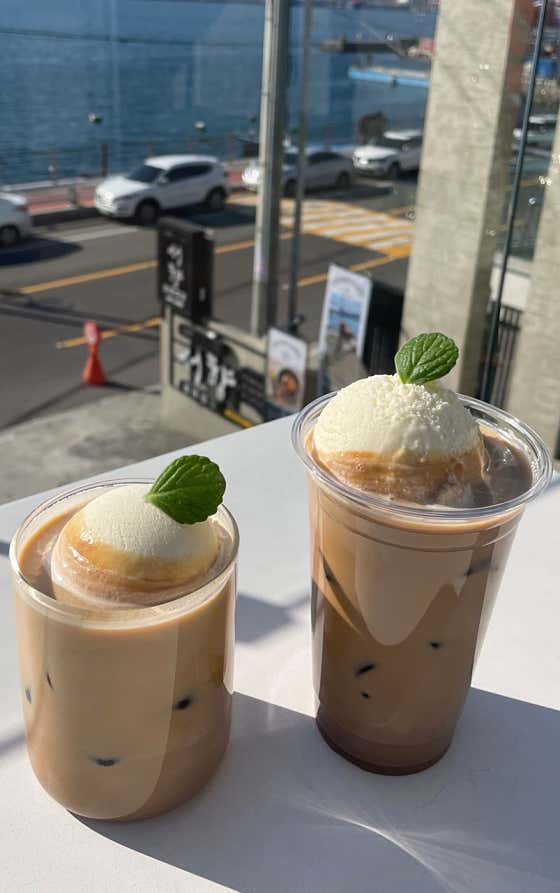 딥 바닐라 라떼 메뉴 사진(네이버)